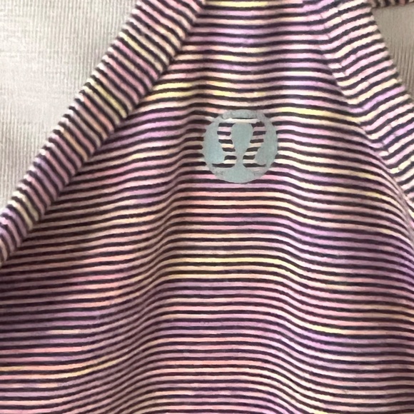 Lululemon Power Y Tank Luon Wee Are From Space Vintage Pink Size 6 EUC - Picture 7 of 9